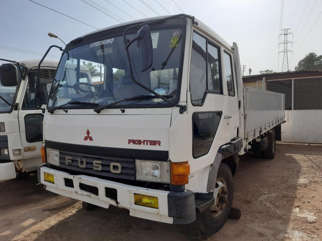 Used February 1990 FUSO FIGHTER flatbed for sale 03858
