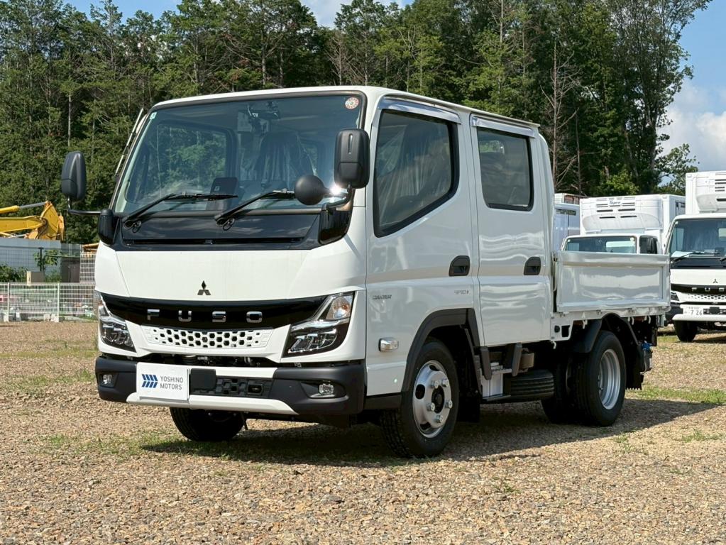 三菱ふそう キャンター H29年式 ダブルキャブ リアエアコン付き 車検満タン 三菱ふそうキャンター 小型Wキャブ - 登録済未使用車☆新型キャンター