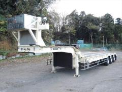 大型トレーラー - シングル引き！ウインチ付の三軸・重トレーラー☆