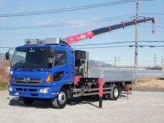 34882 H19 日野 BDG-FE8JMWG クレーン付平ボディー