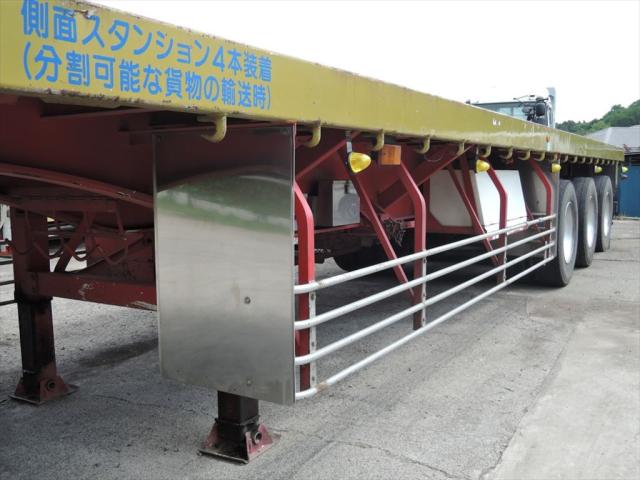 ひろか　1/50 3軸フラットトレーラー 大型トレーラー - シングル引き3軸フラットのセミトレーラー♪