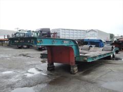 大型トレーラー - シングル引き！重機運搬仕様の中落ちトレーラーです