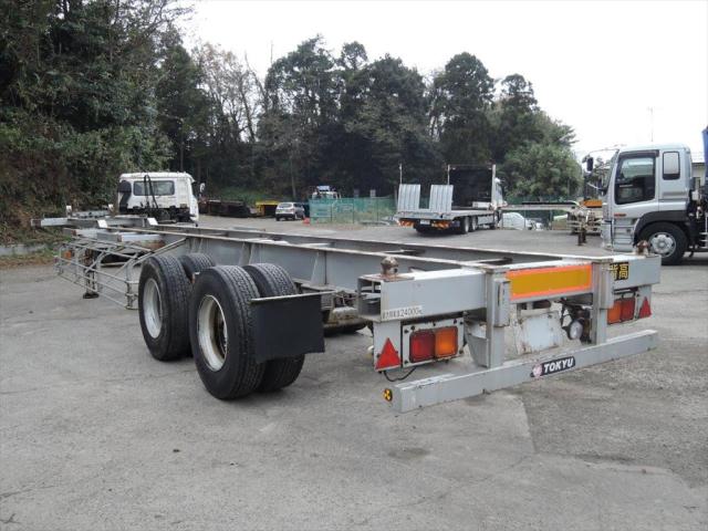 1/10 ラジコン用 車載トレーラー 低床タイプ 2軸仕様 タイヤラック付き