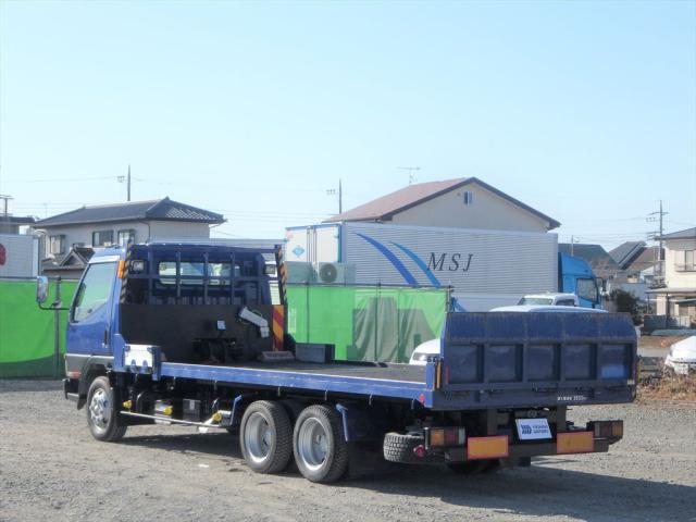 三菱ブルーテックキャンタースーパーワイドリア・アオリ(ステン付