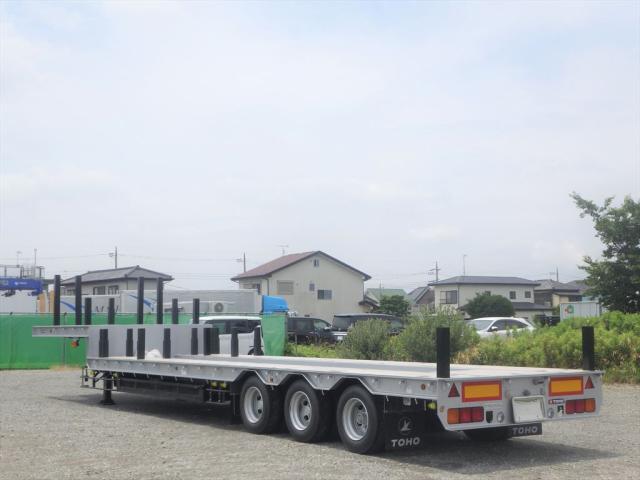 teru 1/50 3軸段落ち原木トレーラー 大型トレーラー - リフトアクスル