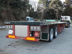 大型トレーラー - シングル＆ダブル兼用☆2軸フラットトレーラー☆第