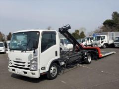 いすゞエルフ 小型セーフティーローダー - 自社レンタカーで使用してい