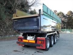 大型トレーラー - 3軸☆ダンプトレーラー・シングル引き・第五輪荷重