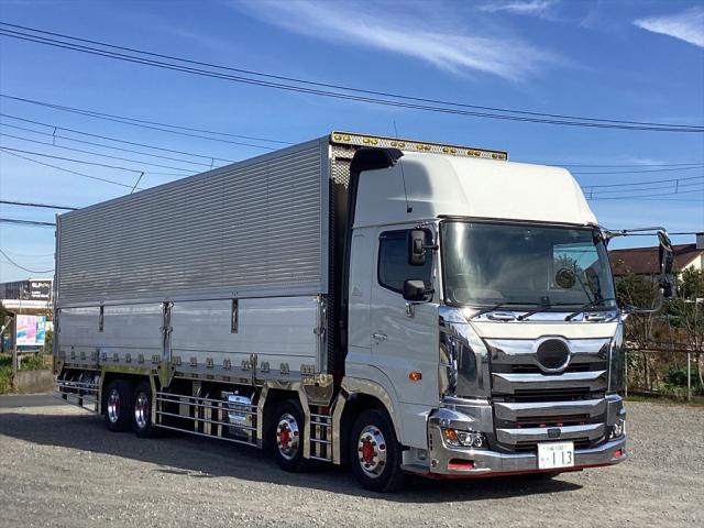 日野プロフィア 大型ウイング車 - ハイルーフ☆造りボディ！融雪仕様