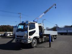 三菱ふそうファイター 増トンクレーン付平ボディー - 270馬力！増