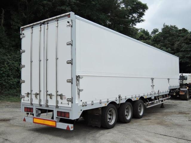 大型トレーラー - 3軸☆トレーラーウイング・段付き・シングル引き