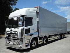 UDトラックスクオン 大型ウイング車 - メッキ・ステン多数！ハイルーフ