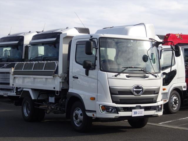 日野レンジャー 中型ダンプ - 高年式・低走行！新明和製4tダンプ