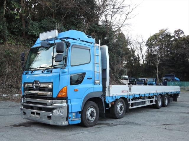 日野プロフィア 大型アルミ平ボディー - 造りボディー♪フルエアサス