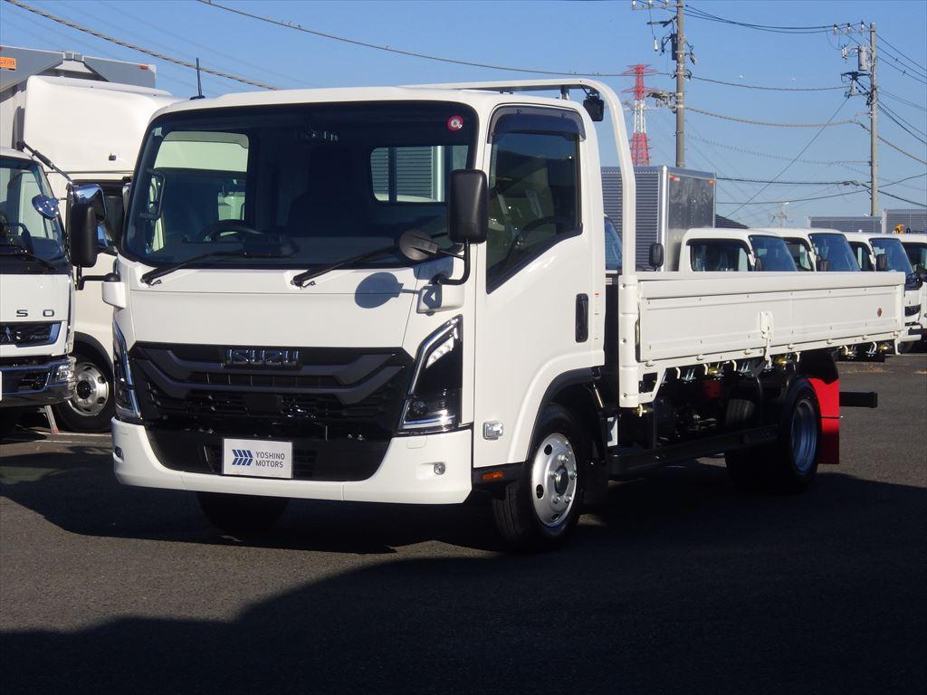 いすゞエルフ 小型平ボディー - 登録済未使用車☆ワイドロング