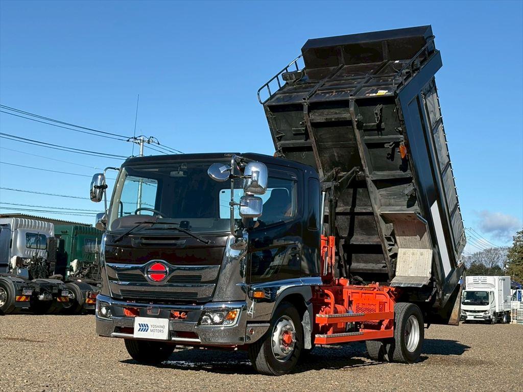 日野レンジャー 増トンダンプ - 増トン☆自動シート・新明和製