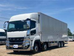 日野プロフィア 大型ウイング車 - ハイルーフ・格納ゲート付☆4軸リア